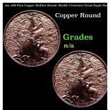 1oz .999 Fine Copper Bullion Round -Nordic Creatur
