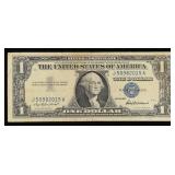 1957 $1 Blue Seal Silver Certificate Grades vf++