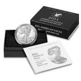 2021-s Silver Eagle 1 Oz Silver Proof In Original