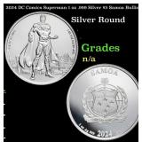 2024 DC Comics Superman 1 oz .999 Silver $5 Samoa