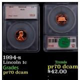 1994-s Proof Lincoln Cent 1c pr70 dcam SEGS