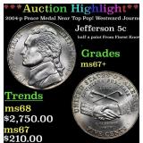 *Highlight* 2004-p Peace Medal Jefferson Nickel Ne