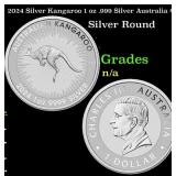 2024 Silver Kangaroo 1 oz .999 Silver Australia $1