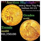 *Highlight* 1926-p Gold Indian Quarter Eagle Near
