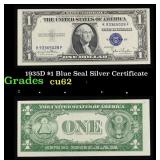1935D $1 Blue Seal Silver Certificate Grades Selec