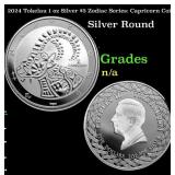 2024 Tokelau 1 oz Silver $5 Zodiac Series: Caprico