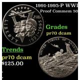 1991-1995-P WWII Proof Modern Commem Half Dollar 5