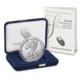 2018-w Silver Eagle 1 Oz Silver Proof In Original