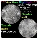*Highlight* 1880-p Morgan Dollar TOP POP! $1 ms67