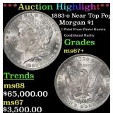 *Highlight* 1883-o Morgan Dollar Near Top Pop! $1