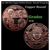 1oz .999 Fine Copper Bullion Round - Donald Trump