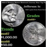 2005-d Western Waters Jefferson Nickel Westward Jo