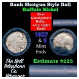 Buffalo Nickel Shotgun Roll in Old Bank Style 