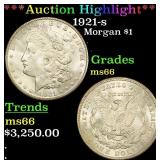 *Highlight* 1921-s Morgan Dollar $1 ms66 SEGS (fc)