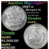 *Highlight* 1887-o Morgan Dollar $1 ms64+ SEGS (fc