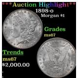 *Highlight* 1898-o Morgan Dollar $1 ms67 SEGS (fc)