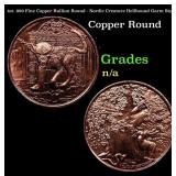 1oz .999 Fine Copper Bullion Round - Nordic Creatu