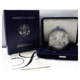 2001-w Silver Eagle 1 Oz Silver Proof In Original