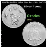 2024 Niue 1 oz Silver $2 Star Wars: Gorgu "Baby Yo