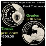 2022-w National Purple Heart Hall of Honor Proof M