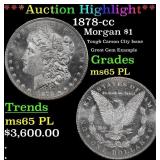 *Highlight* 1878-cc Morgan Dollar $1 ms65 PL SEGS