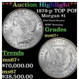 *Highlight* 1879-p Morgan Dollar TOP POP! $1 ms67+