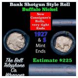 Buffalo Nickel Shotgun Roll in Old Bank Style 
