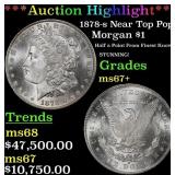 *Highlight* 1878-s Morgan Dollar Near Top Pop! $1