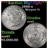 *Highlight* 1898-o Morgan Dollar $1 ms67 SEGS (fc)