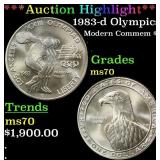 *Highlight* 1983-d Olympics Modern Commem Dollar $