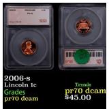2006-s Proof Lincoln Cent 1c pr70 dcam SEGS