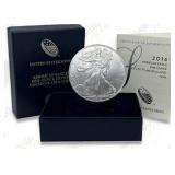2014-w Silver Eagle 1 Oz Silver Proof In Original