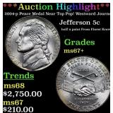 *Highlight* 2004-p Peace Medal Jefferson Nickel Ne