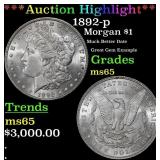 *Highlight* 1892-p Morgan Dollar $1 ms65 SEGS (fc)
