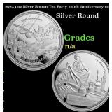 2023 1 oz Silver Boston Tea Party 250th Anniversar