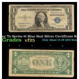 1935H Key To Series $1 Blue Seal Silver Certificat