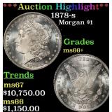 *Highlight* 1878-s Morgan Dollar $1 ms66+ SEGS (fc