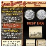 47- 10 Coin SEARS UNC Morgan Silver Dollar $1 Roll
