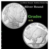 1 oz Silver Round - Buffalo Nickle Style