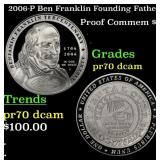 2006-P Ben Franklin Founding Father Proof Modern C