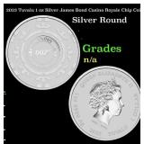 2023 Tuvalu 1 oz Silver James Bond Casino Royale C
