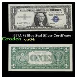 1957A $1 Blue Seal Silver Certificate Grades Choic