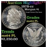 *Highlight* 1878-cc Morgan Dollar $1 ms64 PL SEGS