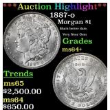 *Highlight* 1887-o Morgan Dollar $1 ms64+ SEGS (fc