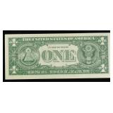 1957 $1 Blue Seal Silver Certificate Grades Choice