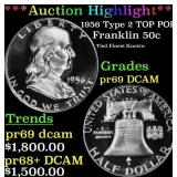*Highlight* 1956 Type 2 Proof Franklin Half Dollar