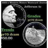 2005-s Western Waters Proof Jefferson Nickel Westw
