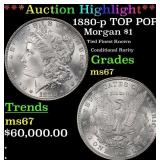 *Highlight* 1880-p Morgan Dollar TOP POP! $1 ms67