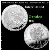 2021 Armenia 1 oz Silver 500 Drams Noah's Ark Coin