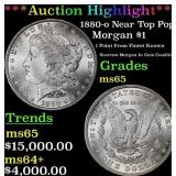 *Highlight* 1880-o Morgan Dollar Near Top Pop! $1